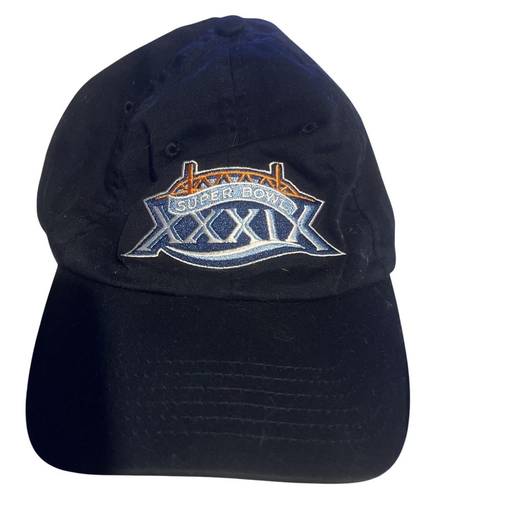 NFL Super Bowl XXXIX 2005 Mens Baseball Cap Hat Adj. Size Patriots/Eagles Sports